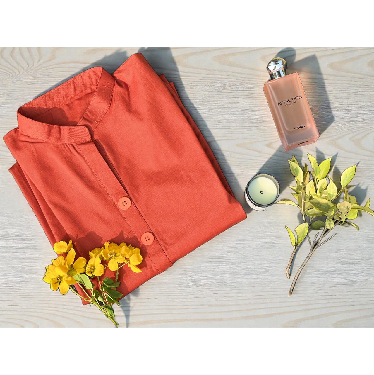 Plain Khaddar Stitched 2 Piece-Solid